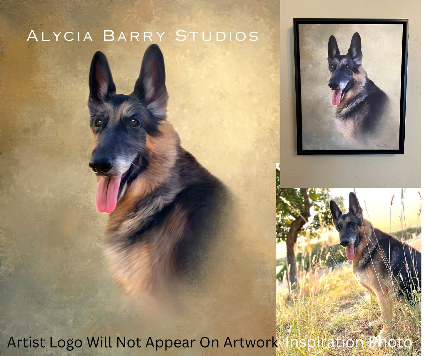 Custom Commission On Canvas FRAMED