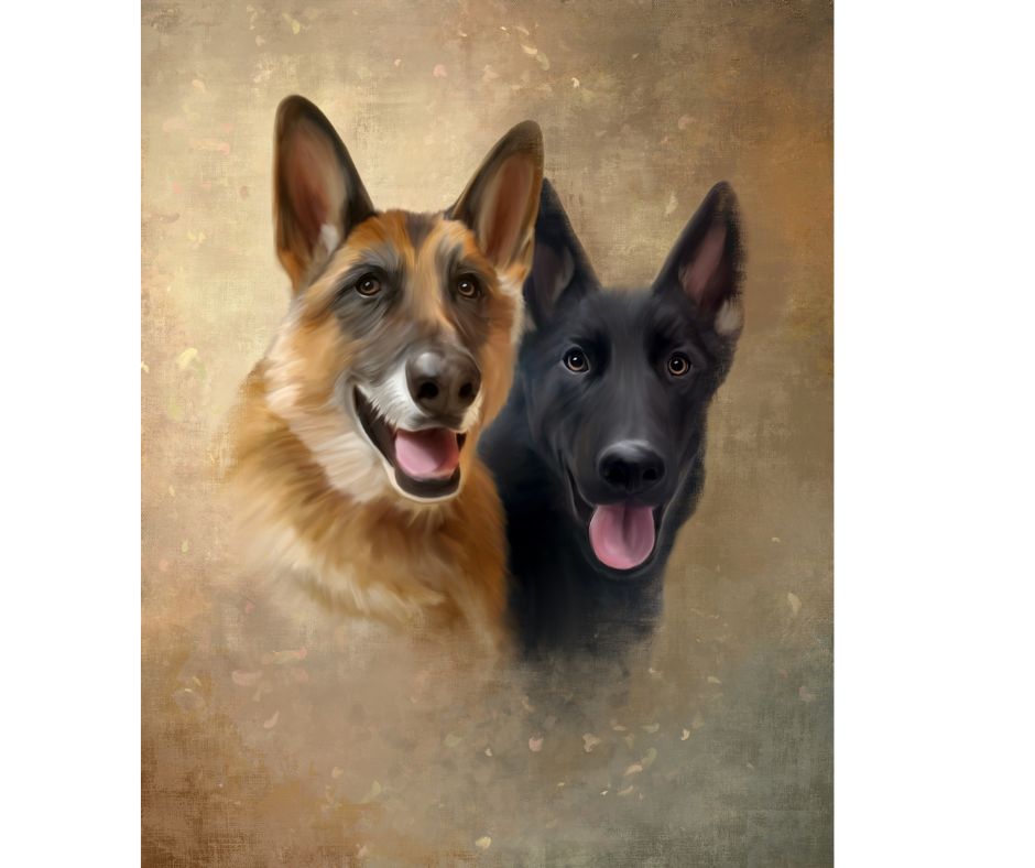 Custom Commission On Fine Art Paper, Two Subjects