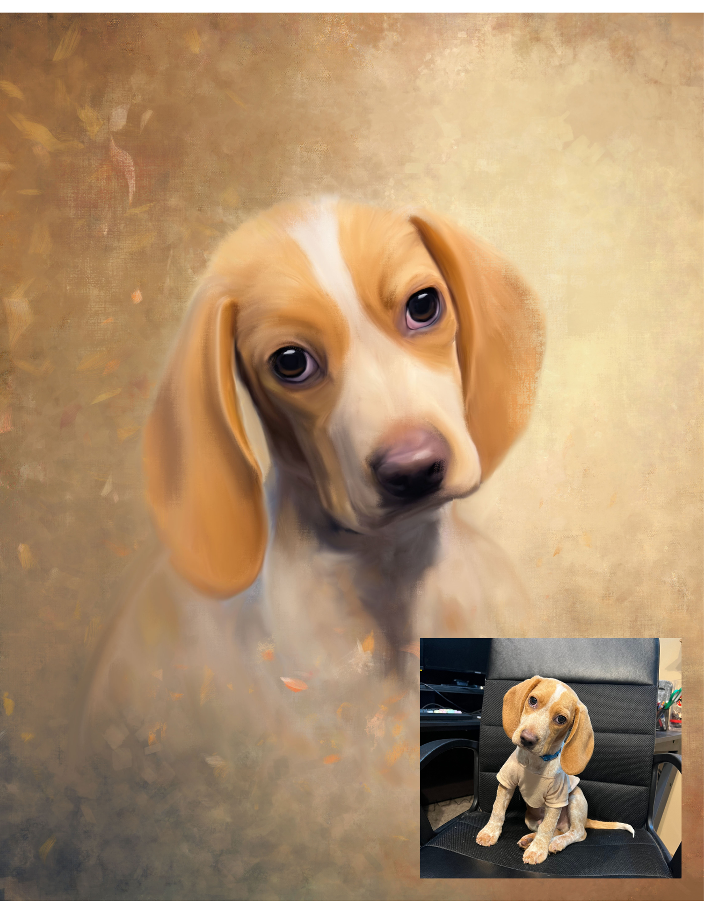 Custom Commission On Canvas, One Subject