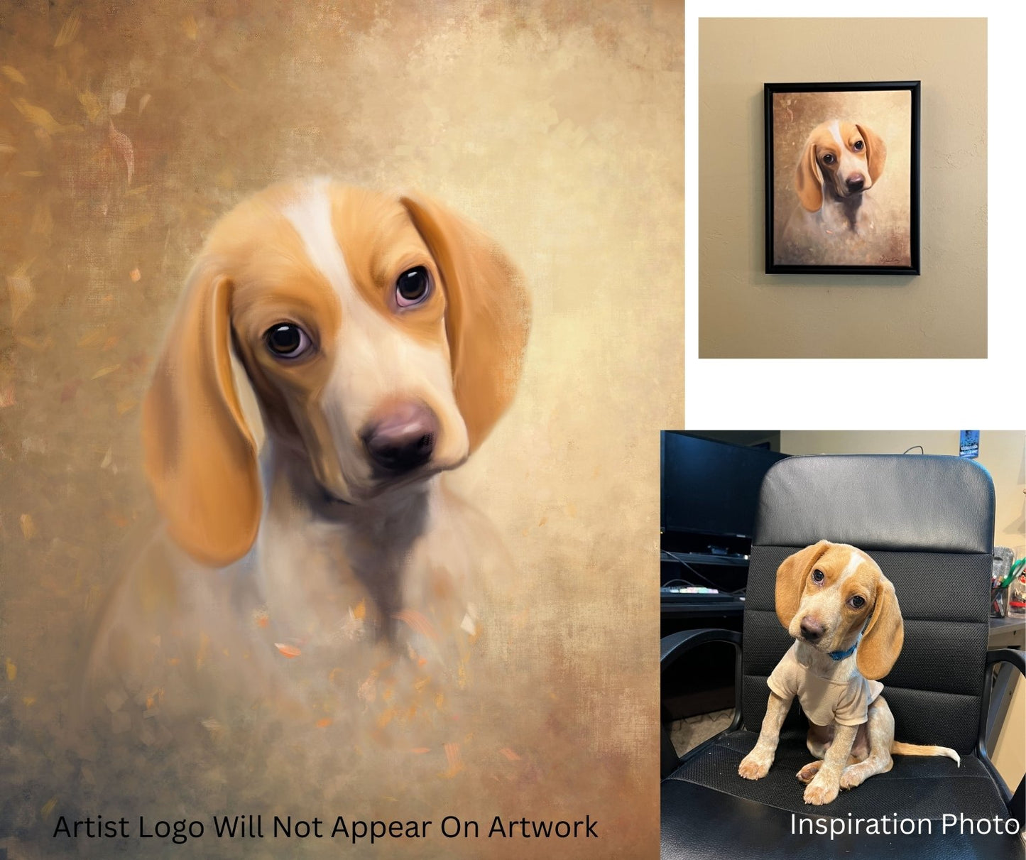 Custom Commission On Canvas FRAMED