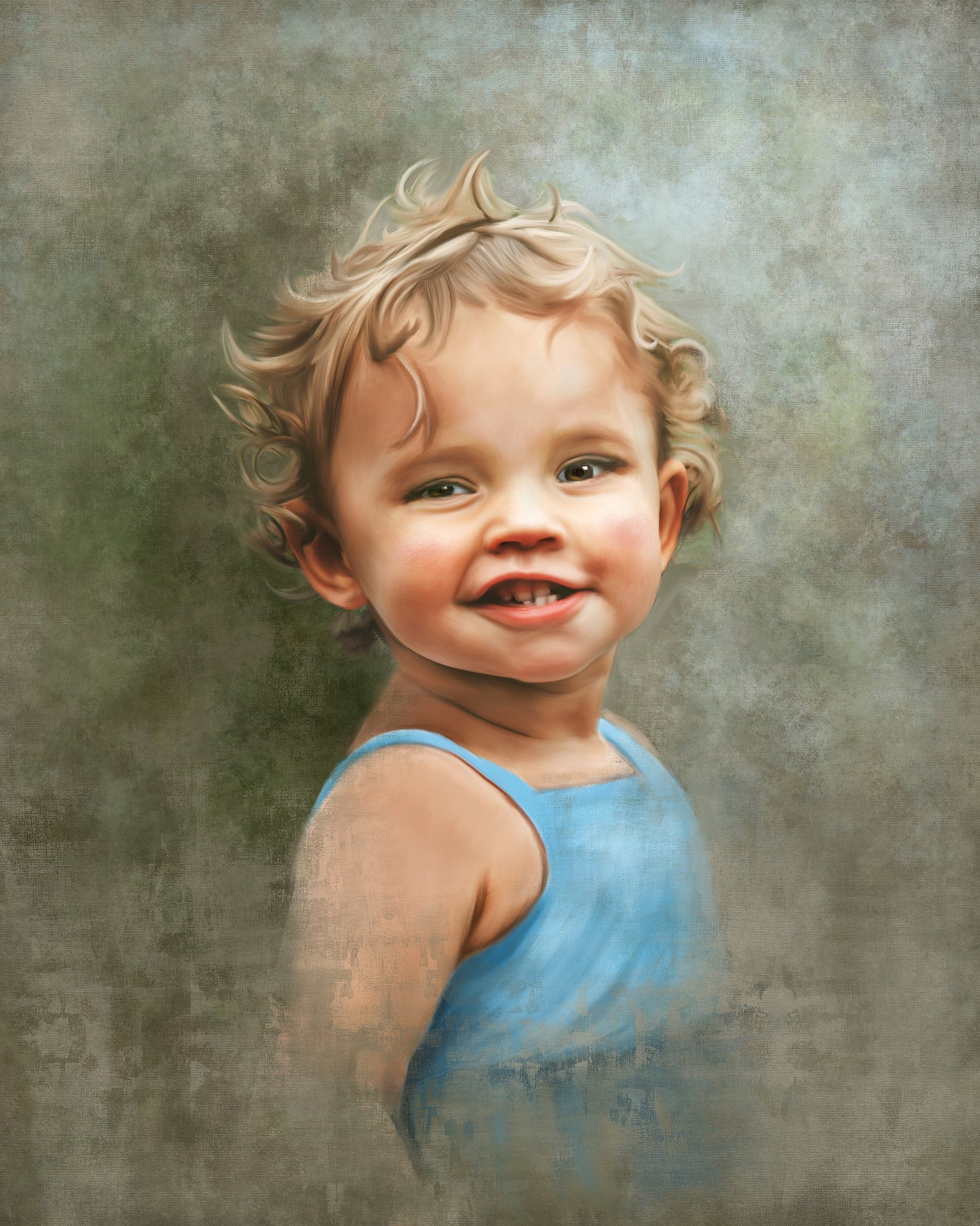 Custom Commission On Canvas, One Subject